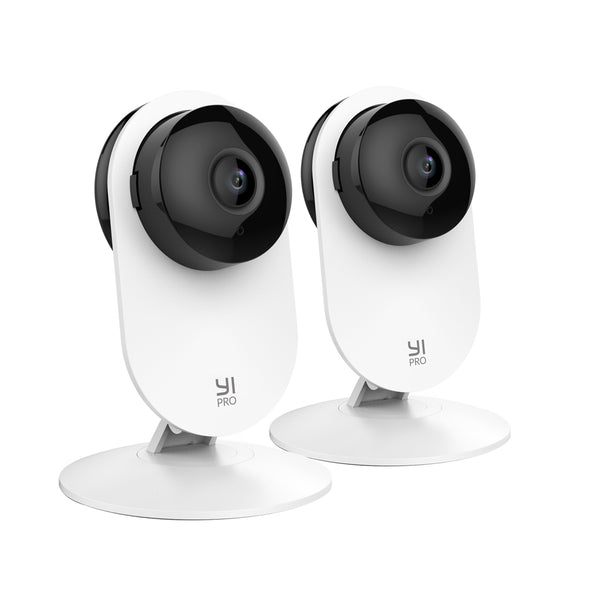 Two Cameras + 1 Year Service - Kami Pro Security 24/7 Pro Monitoring with 911 Emergency Response
