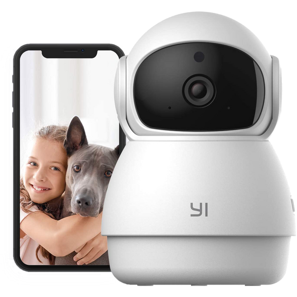 YI Camera Dome Guard 1080p Full HD Indoor Wireless WiFi Security IP Camera, Smart Pet Monitor